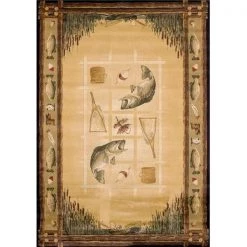 United Weavers 530 41117 28 1 ft. 11 in. x 7 ft. 4 in. Genesis Lakeside Runner Rug; Natural