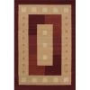United Weavers 940 36834 24 1 ft. 10 in. x 3 ft. Manhattan Time Square Accent Rug; Burgundy -Rugs&Mats Official Shop Unbeatablesale20Inc NTDWV944xx650xx10de98