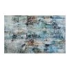 Decoriny 689354146666 Vintage Printed Distressed Blue Multi Accent Rug with Latex Backing - 2 ft. 3 in. x 3 ft. 9 in. -Luxe Collection -Rugs&Mats Official Shop Unbeatablesale20Inc NTRDG1038xx650xx1d1629