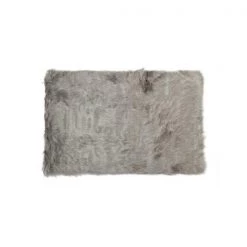 HomeRoots 317176 5 x 8 in. Sheepskin Rug & Throw - Gray