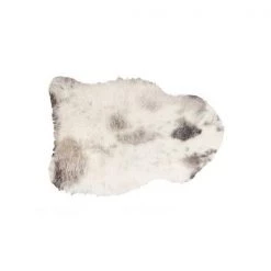 HomeRoots 316906 2 x 3 in. Sheepskin Sheared Single Rug - Spotted