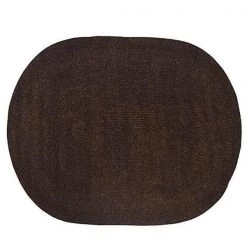 Work-Of-Art 22 x 40 in. Chenille Reversible Rug; Chesnut