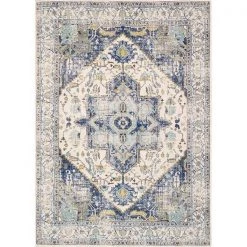 Pasargad PRC-5365 4X6 4 x 6 ft. Chelsea Design Machine Made & Power Loom Rug; Ivory