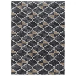Radici 3793-1021-GREY 5 ft.3 x 7 ft.3 Iseo Area Rug - Grey