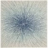 Safavieh EVK228A-7SQ Evoke Square Area Rug; Royal & Ivory - 6 ft. 7 in. x 6 ft. 7 in.