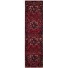 Safavieh VTH211A-216 Vintage Hamadan Runner Rug; Red & Multicolor - 2 ft.-3 in. x 16 ft.
