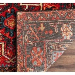 Safavieh VTH211A-24 Vintage Hamadan Accent Area Rug; Red & Multicolor - 2 ft.-3 in. x 4 ft.