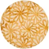 Safavieh DDY527M-5R 5 x 5 ft. Dip Dye Hand Tufted Round Area Rug; Beige & Gold