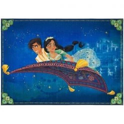 Safavieh DSN536M-24 Disney Aladdin Power Loomed Accent Area Rug; Blue & Green - 2 ft.-3 in. x 3 ft.-9 in.