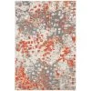 Safavieh MAD425H-24 Madison 400 Power Loomed Accent Area Rug; Grey & Orange - 2 x 4 ft. -Rugs&Mats Official Shop Unbeatablesale20Inc SFVH126715xx650xx5cefe6
