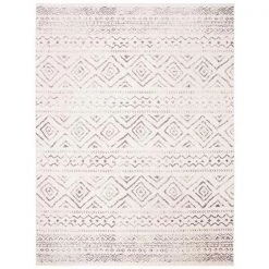 Safavieh TUL267A-8 8 x 10 ft. Tulum Rectangle Power Loomed Area Rug; Ivory & Grey