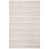 Safavieh NAT651A-5 5 x 8 ft. Natura Rectangle Hand Loomed Area Rug; Ivory