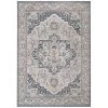 Safavieh MSR684M-28 2 ft. 2 in. x 8 ft. Power Loomed Martha Stewart Runner Rug; Cream & Blue
