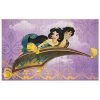 Safavieh DSN539V-5 5 x 7 ft. Disney Rectangle Power Loomed Rug; Purple & Gold