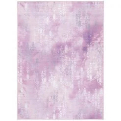 Safavieh DSN559V-5 5 x 7 ft. Disney Believe Rectangle Rug; Light Purple & Pink
