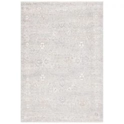 Safavieh WBS322G-8 8 x 10 ft. Webster 300 Transitional Rectangle Power Loomed Rug; Grey & Beige