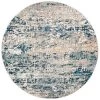 Safavieh MAD460K-8R 8 x 8 ft. Madison 400 Contemporary Round Rug; Grey & Blue -Rugs&Mats Official Shop Unbeatablesale20Inc SFVH151091xx650xx8a11f3