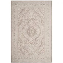 Safavieh RFT668A-2 2 ft. 3 in. x 3 ft. Reflection Rustic Rectangle Power Loomed Rug; Beige & Cream