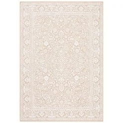 Safavieh MSR8937B-4 4 x 6 ft. Martha Stewart Sabrina Traditional Rectangle Rug; Gold & Ivory