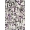 Safavieh SKY193R-5 5 ft. 1 in. x 7 ft. 6 in. ContemporarySkyler Power Loom Area Rug; Grey & Purple