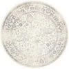 Safavieh ADR109C-4R 4 x 4 ft. Adirondack Power Loomed Round Area Rug; Ivory & Silver