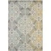 Safavieh EVK230D-6 Evoke Medium Rectangle Area Rug; Grey & Ivory - 6 ft.-7 in. x 9 ft. -Rugs&Mats Official Shop Unbeatablesale20Inc SFVH80118xx650xx92ec8b