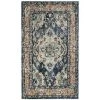 Safavieh MNC243N-3 Monaco Small Rectangle Area Rug; Navy & Light Blue - 3 x 5 ft. -Rugs&Mats Official Shop Unbeatablesale20Inc SFVH81408xx650xxd2d4a9