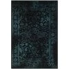 Safavieh ADR109K-5 Adirondack Power Loomed Medium Rectangular Area Rug; Black & Teal - 5 ft. 1 in. x 7 ft. 6 in. -Rugs&Mats Official Shop Unbeatablesale20Inc SFVH91232xx650xxbd33fe