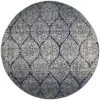 Safavieh MAD604G-5R Madison Power Loomed Round Rug; Navy & Silver - 5 x 5 ft. -Rugs&Mats Official Shop Unbeatablesale20Inc SFVH96754xx650xx223620