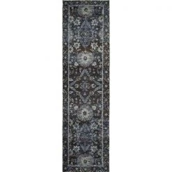 Oriental Weavers Andorra 7124A 2x8 Runner - Navy/ Blue-Nylon/PolyP