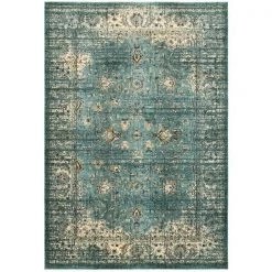 Oriental Weavers Empire 114L4 8x11 Rectangle - Blue/ Ivory-PolyP/Polyester