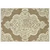 Oriental Weavers M5929J160230ST Marina Indoor Outdoor Outdoor Oriental Rectangle Area Rug; Tan - 5 ft. 3 in. x 7 ft. 6 in. -Rugs&Mats Official Shop Unbeatablesale20Inc SPHX14595xx650xxd68d8a