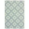Oriental Weavers B1801H058230ST Barbados Indoor Outdoor Outdoor Geometric Runner Rug; Blue - 1 ft. 10 in. x 7 ft. 6 in. -Rugs&Mats Official Shop Unbeatablesale20Inc SPHX14623xx650xxc975f0