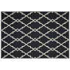 Oriental Weavers M7763K240RDST Marina Indoor Outdoor Outdoor Geometric Round Rug; Black - 7 ft. 10 in. x 7 ft. 10 in. -Rugs&Mats Official Shop Unbeatablesale20Inc SPHX14690xx650xx54d50c