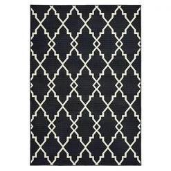 Oriental Weavers M7763K053114ST 1 ft. 9 in. x 3 ft. 9 in. Marina Rectangle Rug - Black