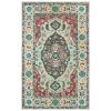 Oriental Weavers Z75504076243ST 2 ft. 6 in. x 8 ft. Zahra 75504 Rectangle Area Rug; Grey -Rugs&Mats Official Shop Unbeatablesale20Inc SPHX16924xx650xx838b4b