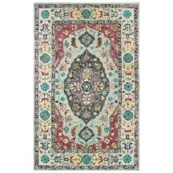 Oriental Weavers Z75504076243ST 2 ft. 6 in. x 8 ft. Zahra 75504 Rectangle Area Rug; Grey
