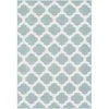 Surya ALF9664-1616 18 in. Alfresco Indoor & Outdoor Sample Area Rug - Aqua; White -Rugs&Mats Official Shop Unbeatablesale20Inc SYRA80091xx1200xxd0e3e8