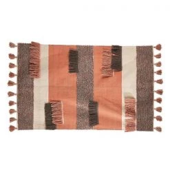 Twos Company 52524 Topanga Rug with Fringe & Tassels