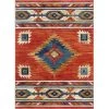 Well Woven TU-100-7 Tulsa Lea Crimson Traditional Southwestern Area Rug - 7 ft. 10 in. x 9 ft. 10 in. -Rugs&Mats Official Shop Unbeatablesale20Inc WLLW1061xx650xx61c97b