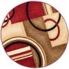 Well Woven 547804R Arcs & Shapes Modern Round Rug; Red - 3 ft. 11 in. -Rugs&Mats Official Shop Unbeatablesale20Inc WLLW300xx650xxece35a