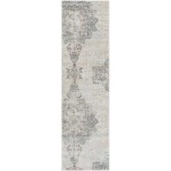 Well Woven KE-54-2L Kensington Ciato Blue Vintage Modern Medallion Oriental Runner Rug - 2 ft. 7 in. x 9 ft. 10 in.