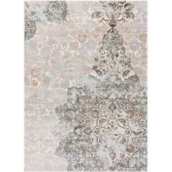 Well Woven KE-54-7 Kensington Ciato Blue Vintage Modern Medallion Oriental Area Rug - 7 ft. 10 in. x 10 ft. 6 in.