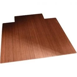 Anji Mountain AMB24004 36 x 48 Inch Bamboo Roll-Up - 0.25 Inch Thick with 9.25 Inch Tongue - Dark Cherry