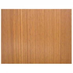 Work-Of-Art Bamboo Rug Co. NEW 4 Inch Slat 48 Inch x 60 Inch NATURAL Bamboo Roll-Up Chair Mat