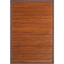 Anji Mountain AMB0031-0023 2x3 Contemporary Chocolate Bamboo Area Rug