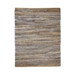 Anji Mountain AMB1032-0058 5 ft. x 8 ft. American Graffiti Denim & Jute Rug