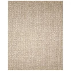 Anji Mountain Bamboo Rug Co. AMB0308-0058 5Ft X 8Ft Zatar Ribbed Loop Pile Natural Wool and Jute Rug