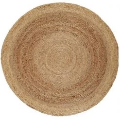 Anji Mountain AMB0328-080R 8 ft. Round KERALA Natural Jute Braided Rug