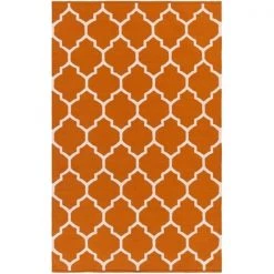 Artistic Weavers AWLT3011-23 Vogue Claire Rectangle Flat Woven Area Rug; Coral - 2 x 3 ft.